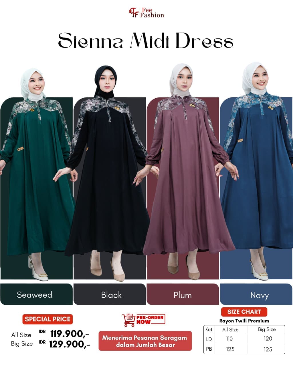 SIENNA DRESS & MIDI