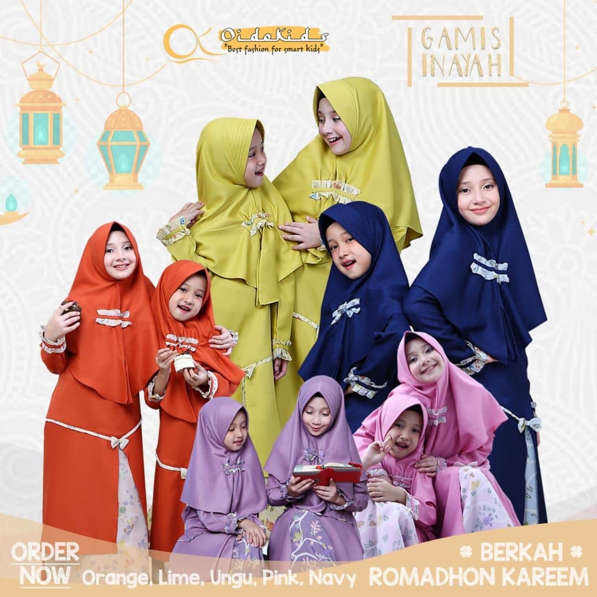 Gamis Anak Inayah By Oidokids