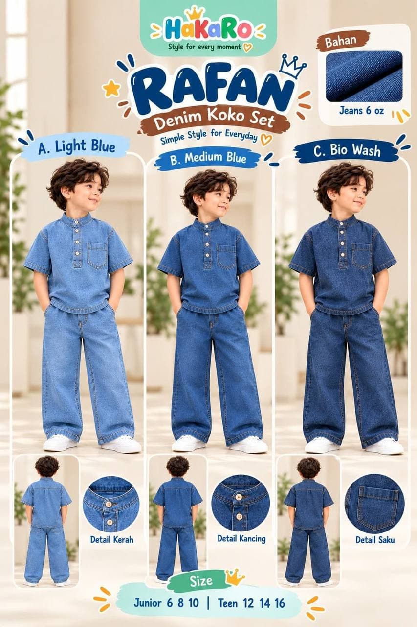 Raffan Denim by Hakaro BBK