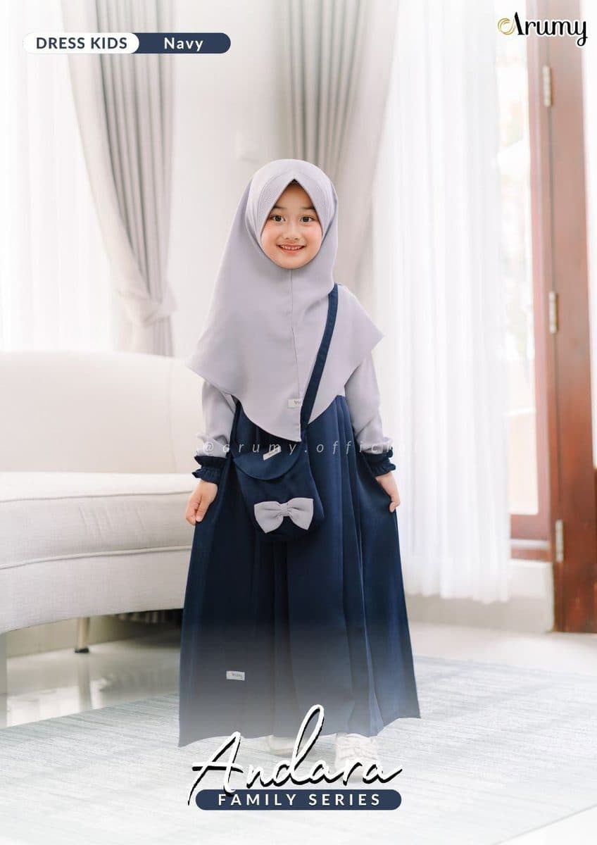 Jilbab Anak Andara Khimar Kids By Arumy