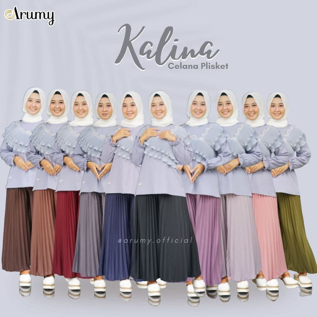 Celana Dewasa Kalina Kulot Plisket By Arumy