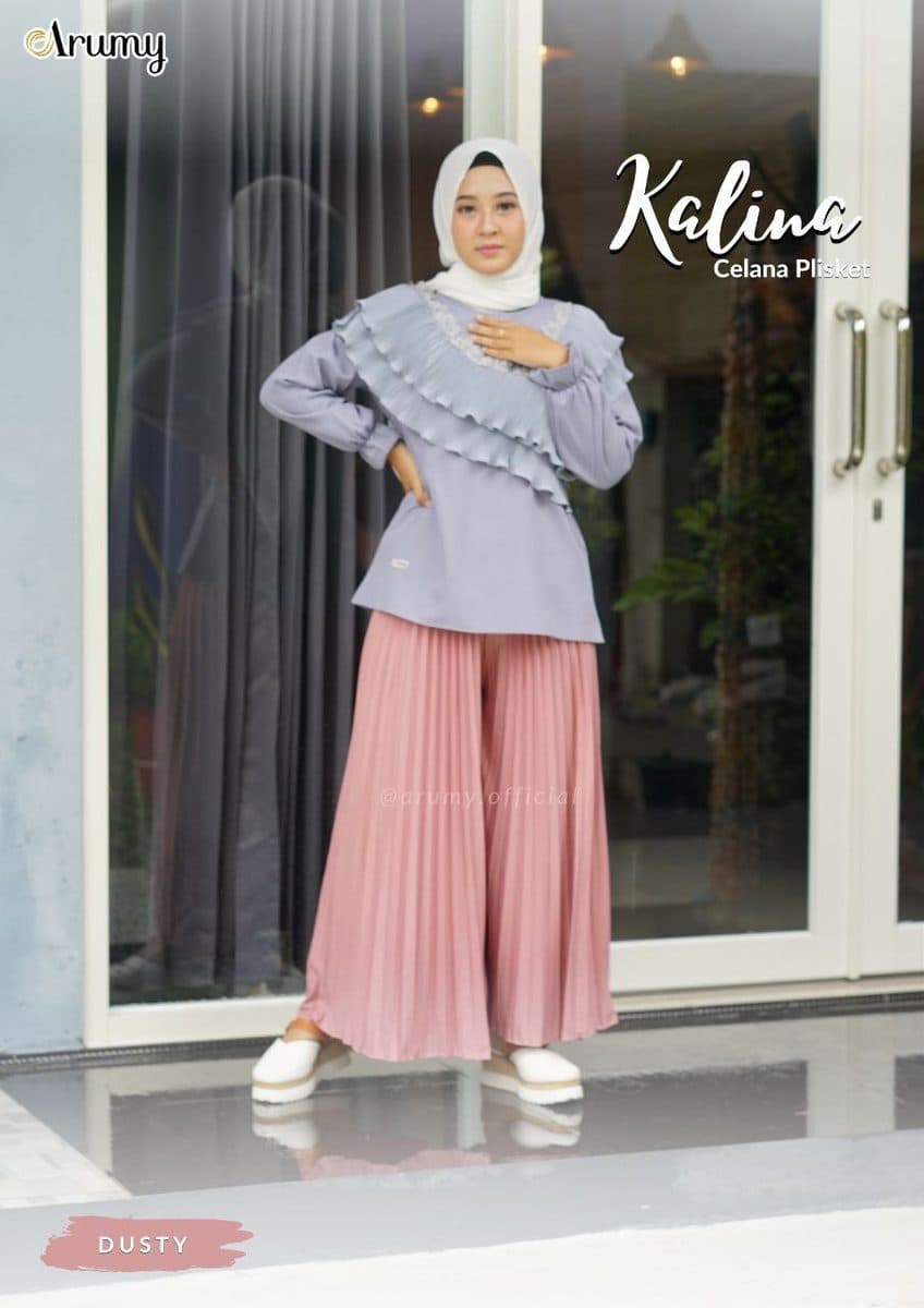 Celana Dewasa Kalina Kulot Plisket By Arumy