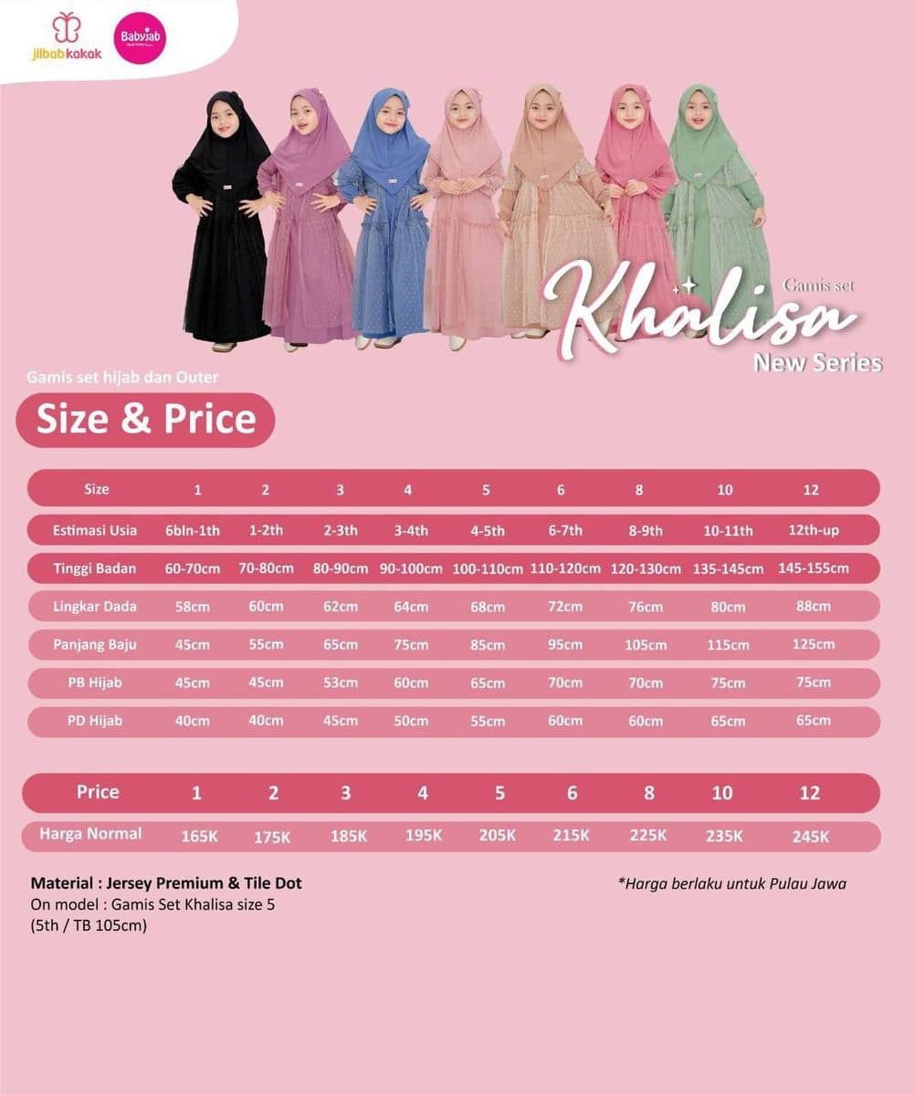 Gamis Anak Khalisa Gamis By Babyjab