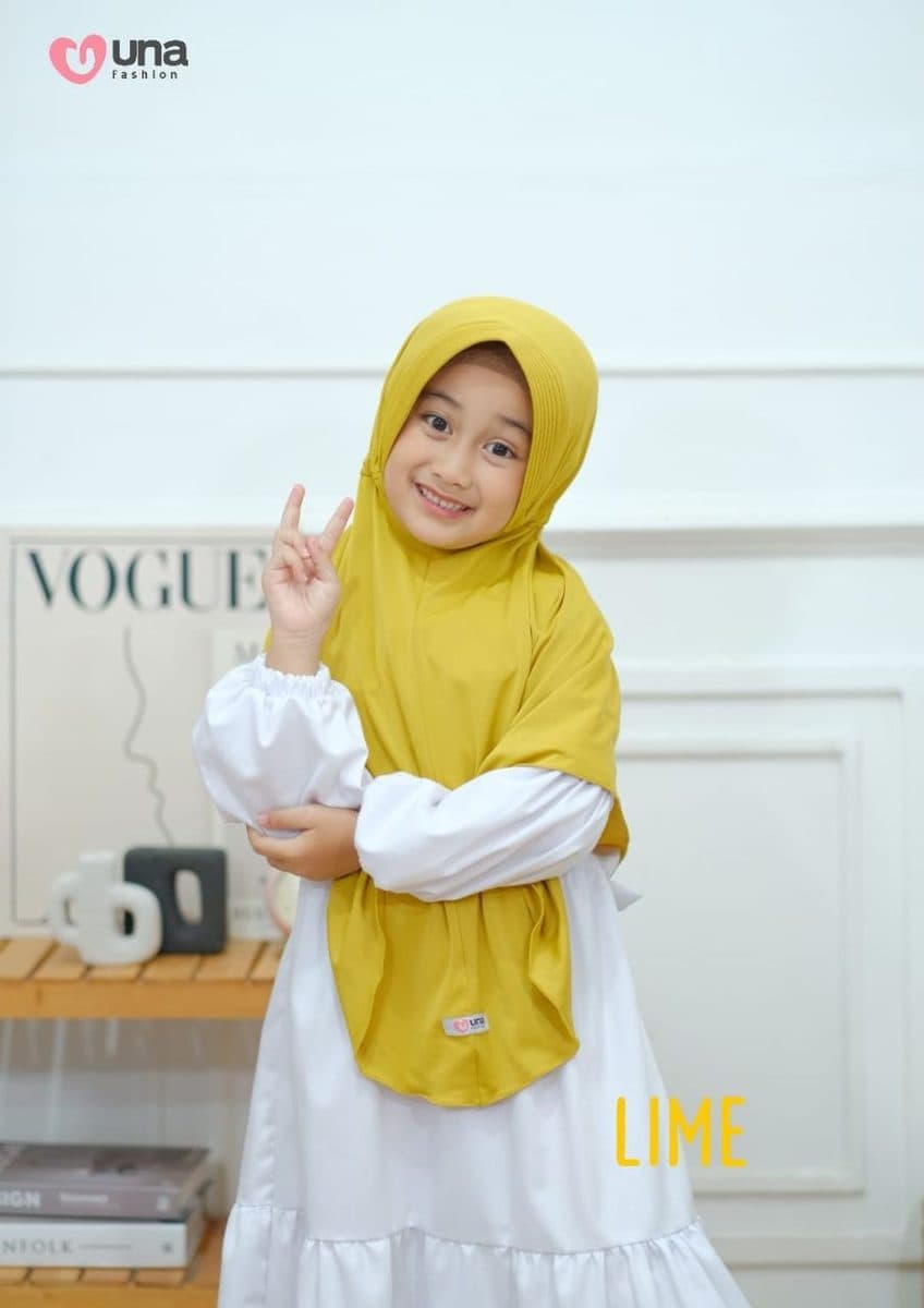 Jilbab Anak Serut By Una Fashion