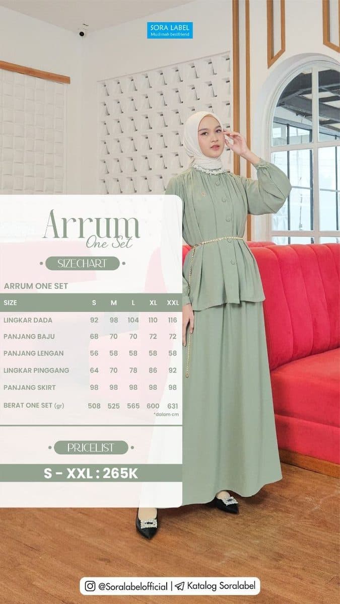 One Set Arrum By Soralabel