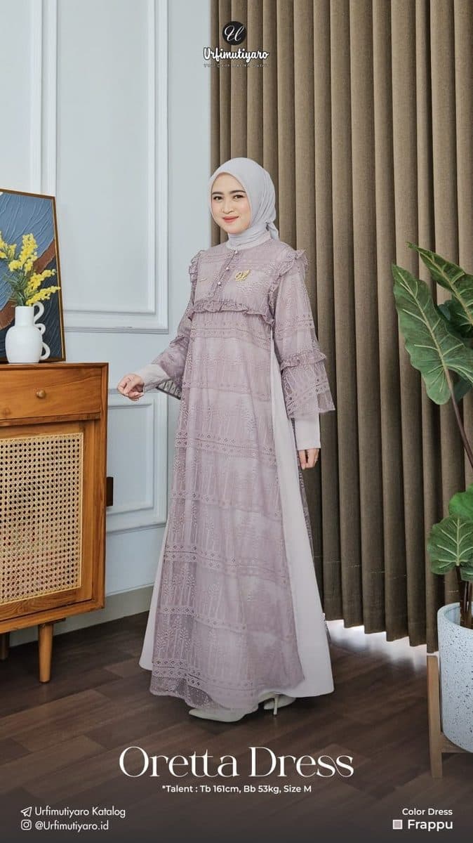 Gamis Dewasa Oretta Dress By Urfimutiyaro