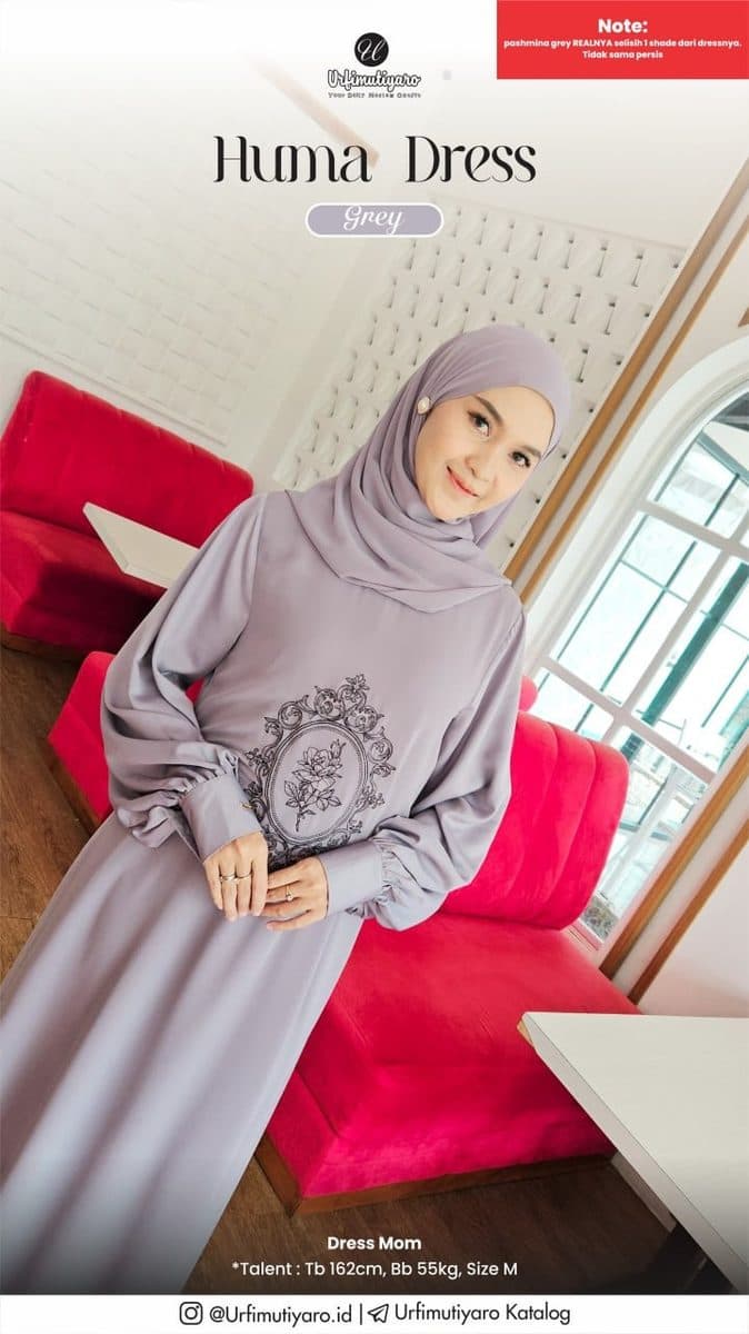 Gamis Dewasa Huma Dress By Urfimutiyaro