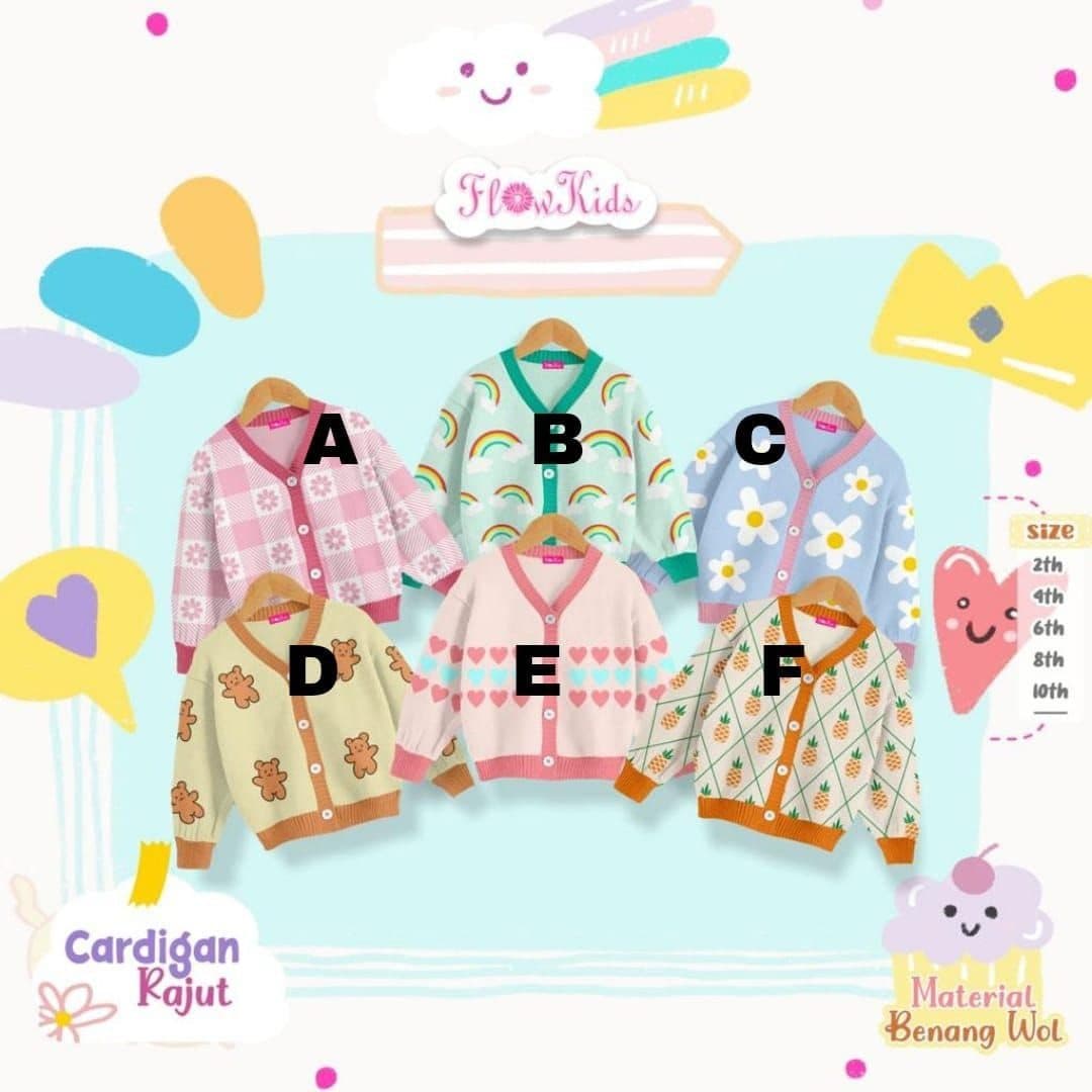 Cardigan Rajut By Flowkids