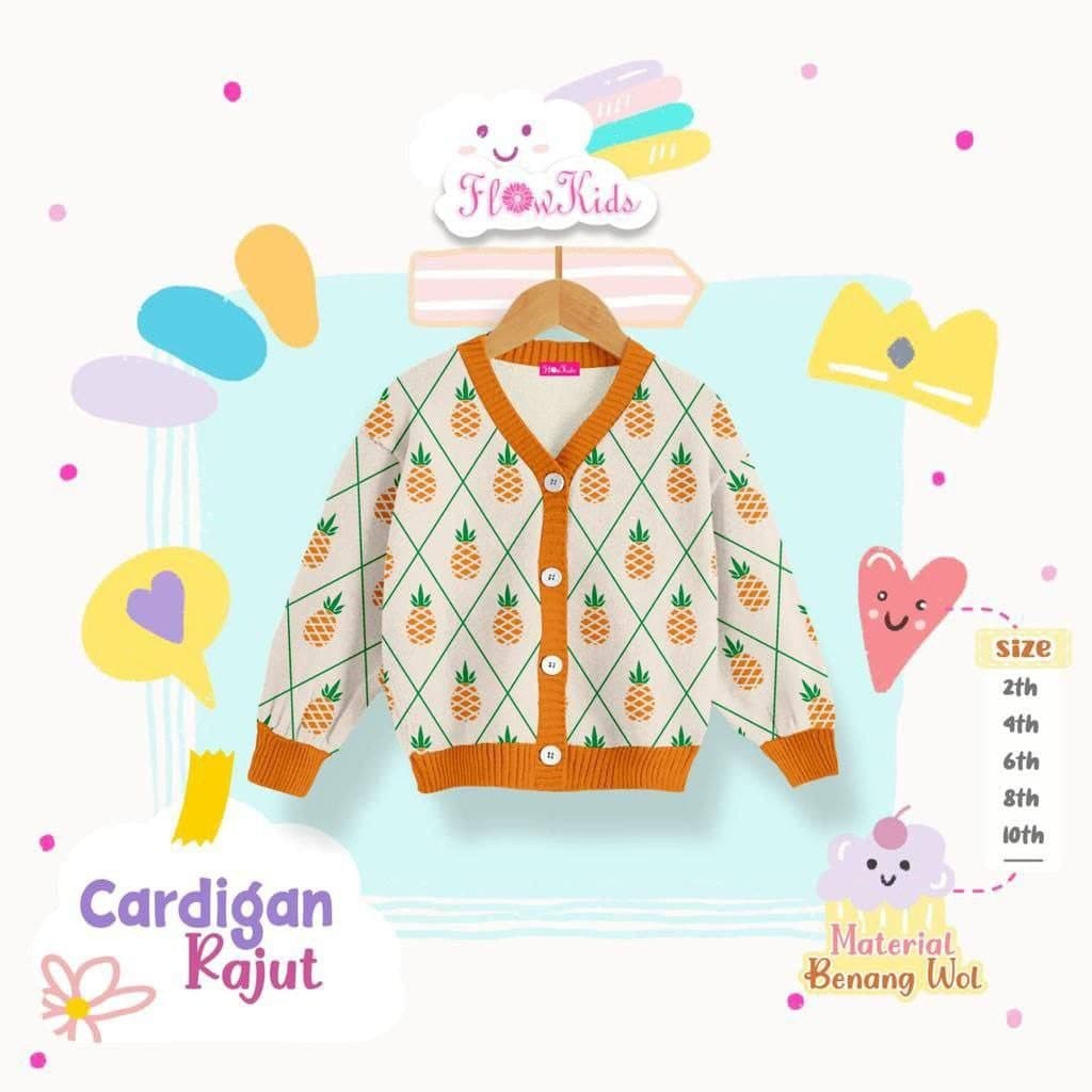 Cardigan Rajut By Flowkids