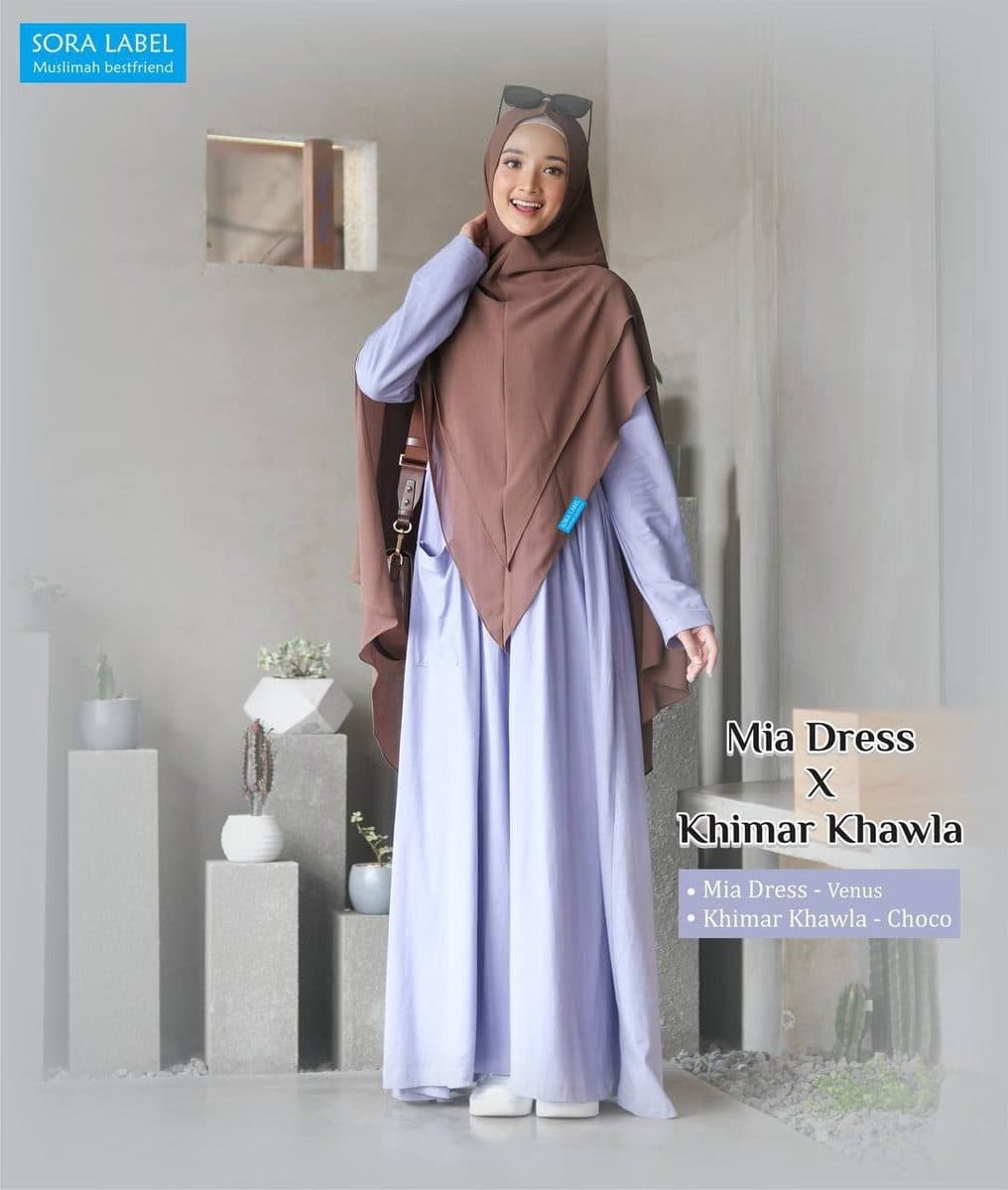 Jilbab Dewasa Khimar Khawla By Soralabel
