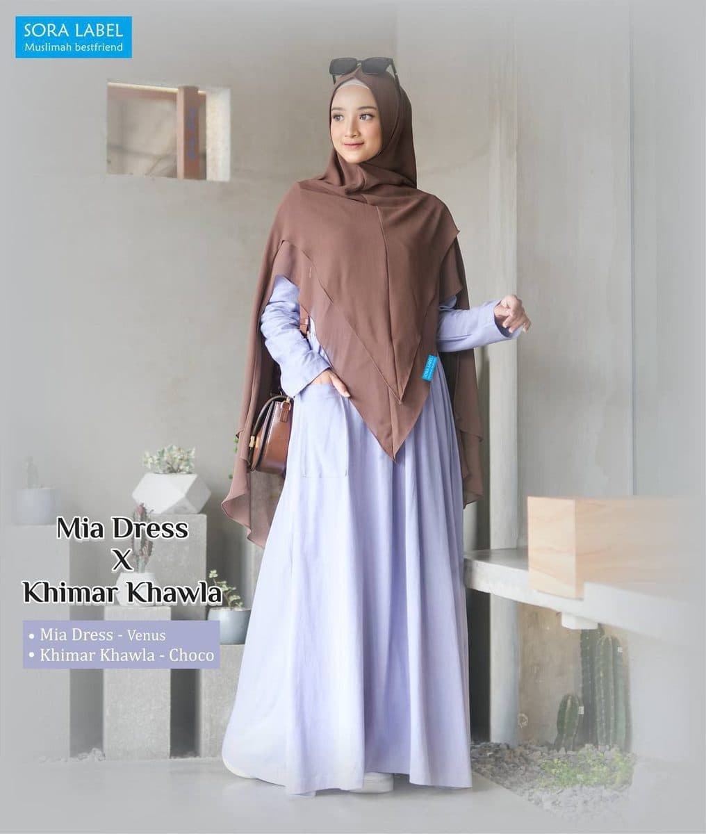 Jilbab Dewasa Khimar Khawla By Soralabel