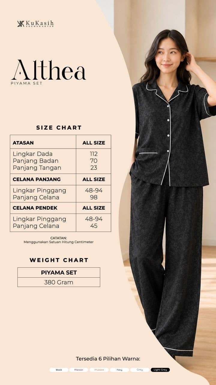 Althea Piyama Set by Kukasih