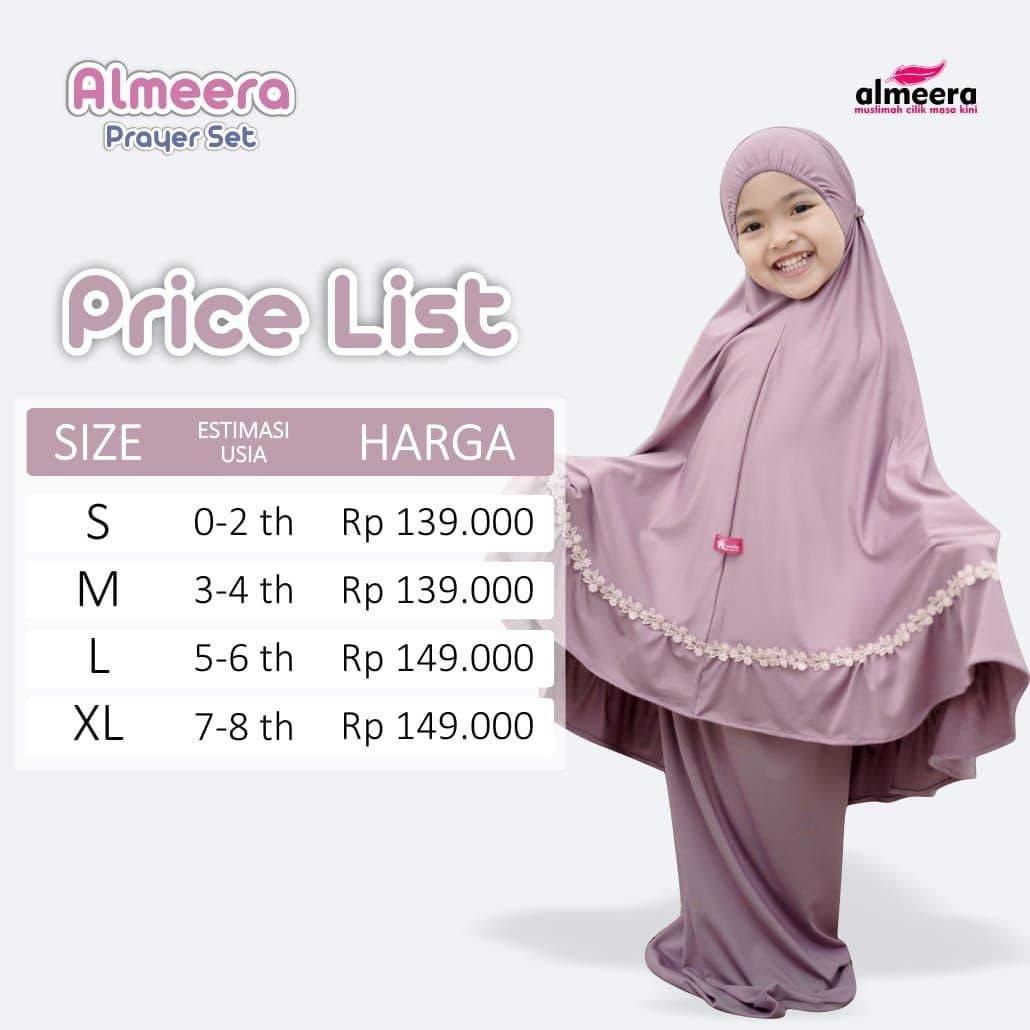Mukena Dewasa Anak Almeera By Almeera