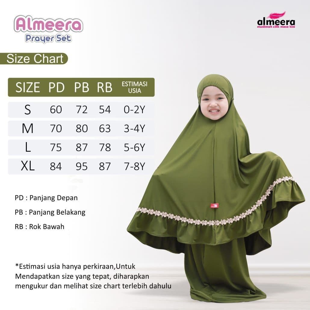 Mukena Dewasa Anak Almeera By Almeera
