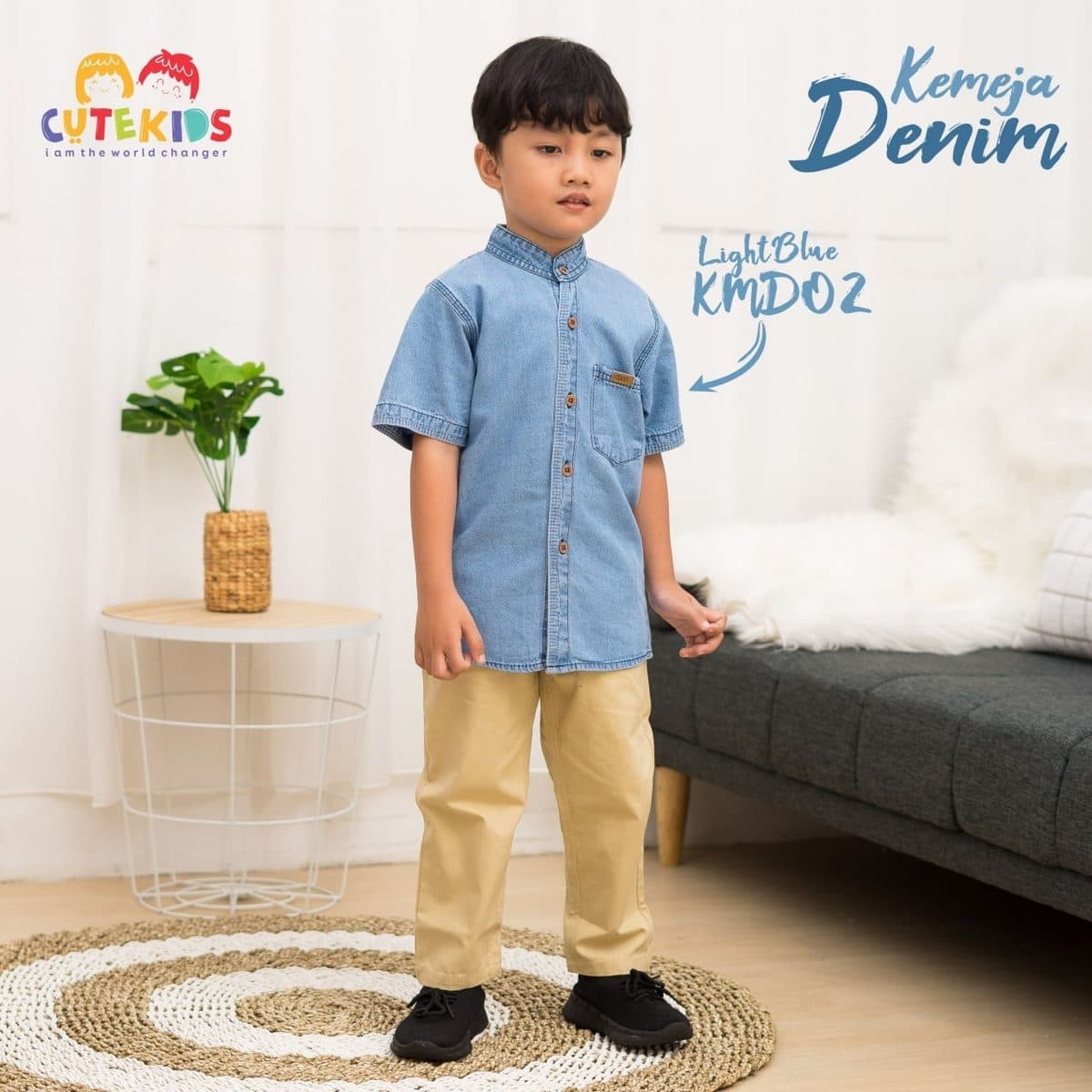 Kemeja Anak Denim By Cutekids