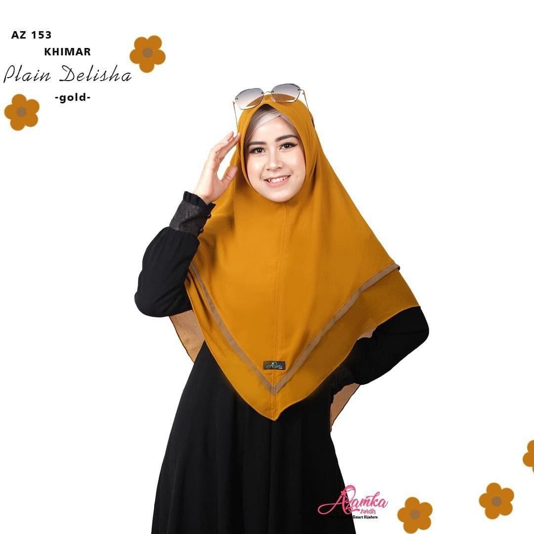 Jilbab Dewasa Plain Delisha By Azamka
