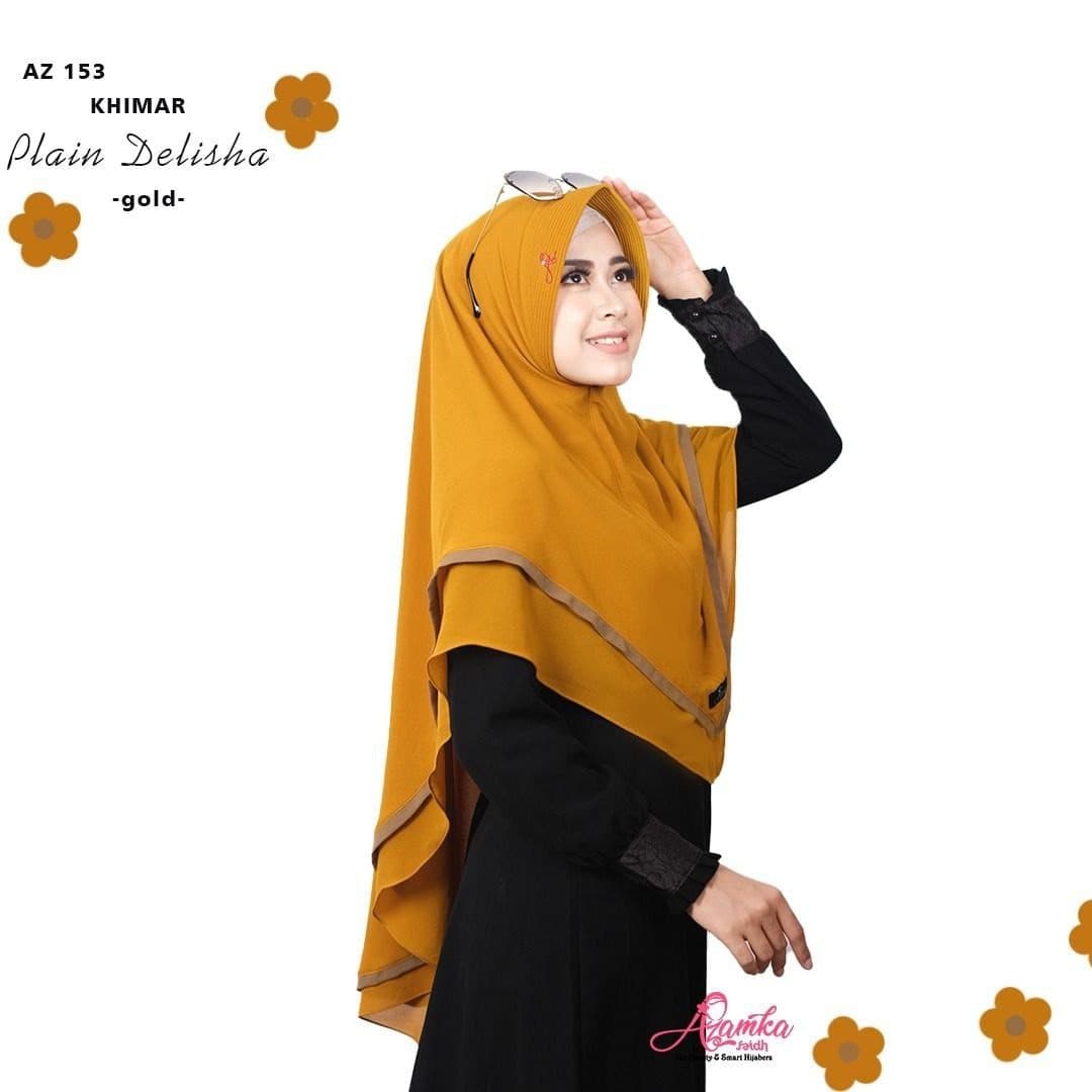 Jilbab Dewasa Plain Delisha By Azamka