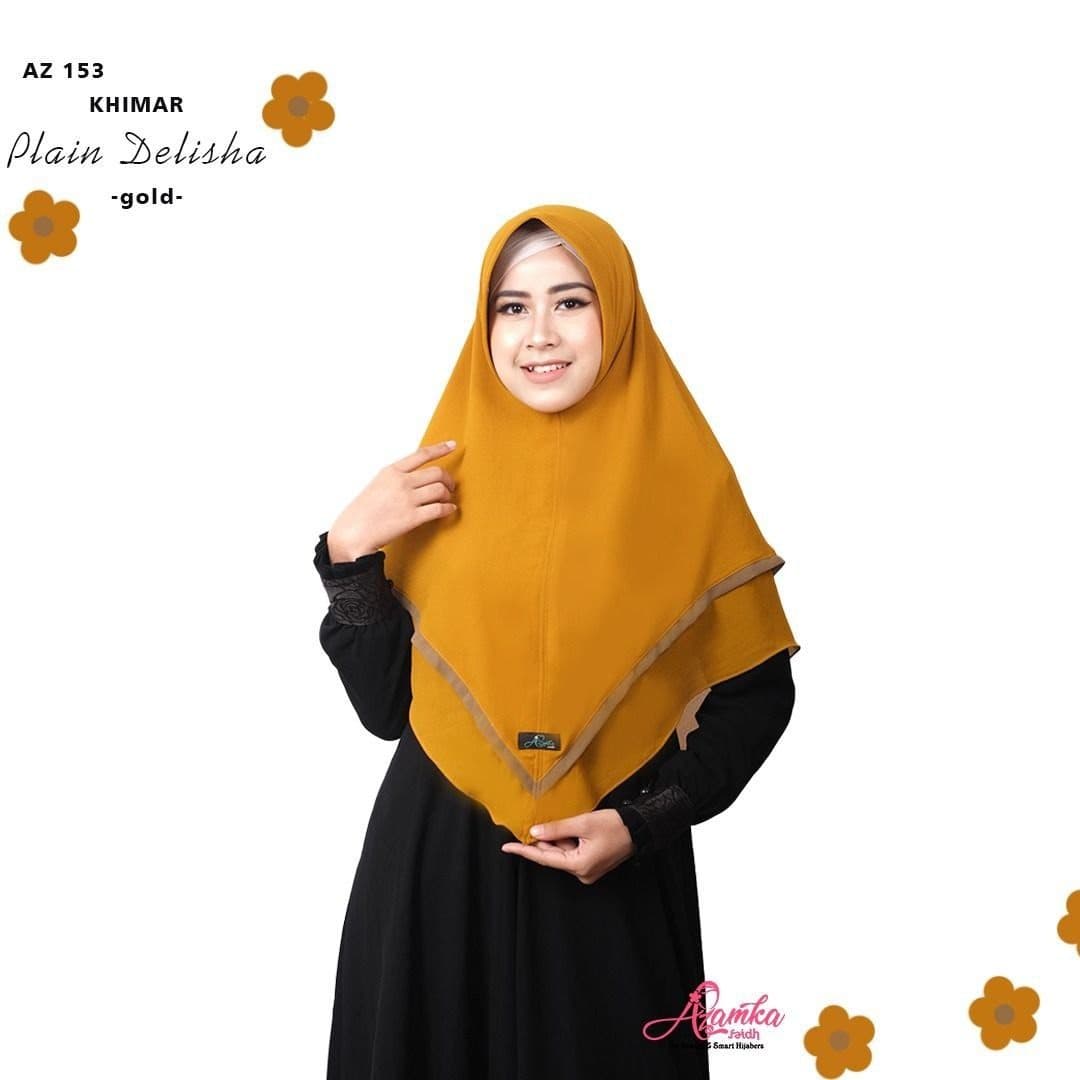 Jilbab Dewasa Plain Delisha By Azamka