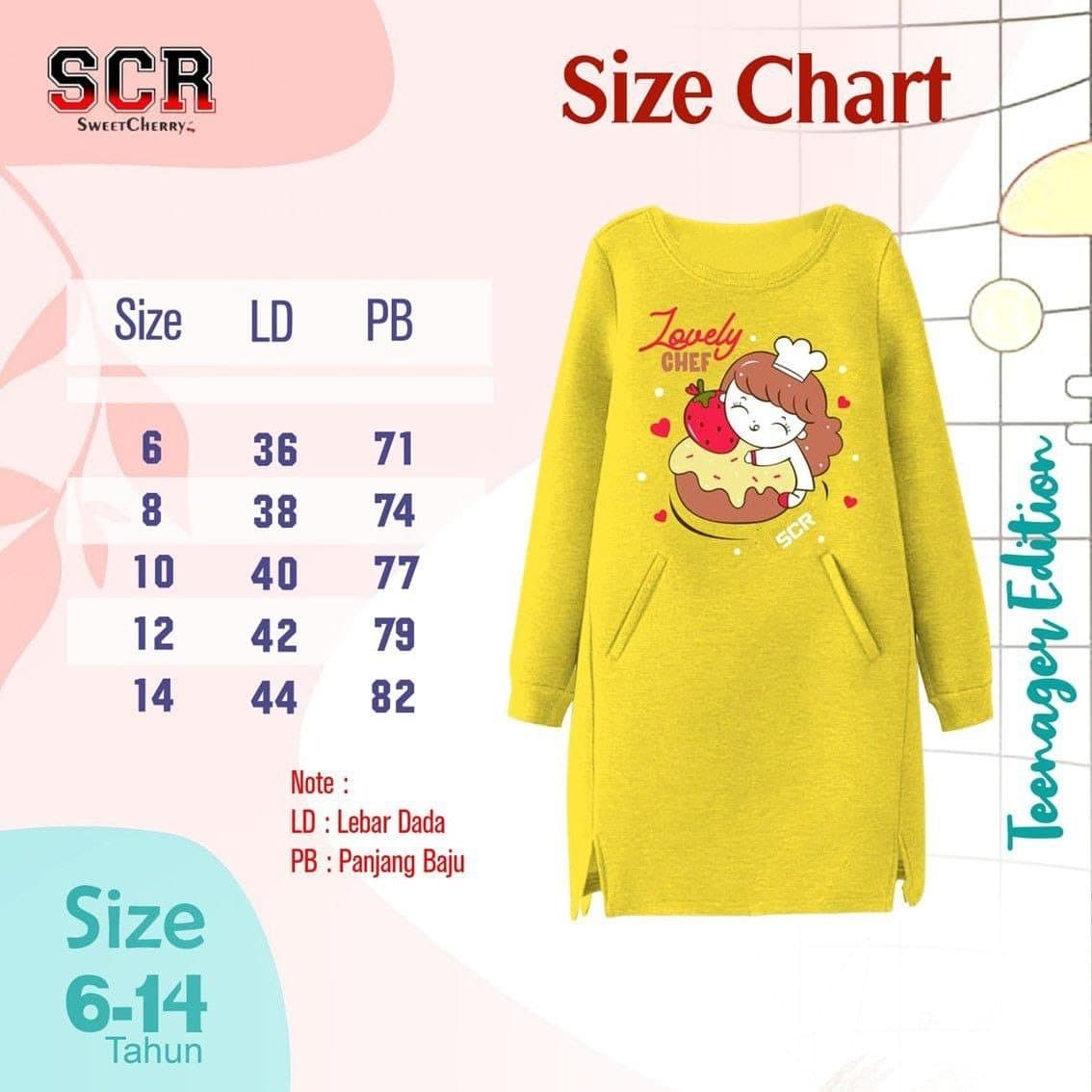 Tunik Anak Sweetcherry Pocket Tunik