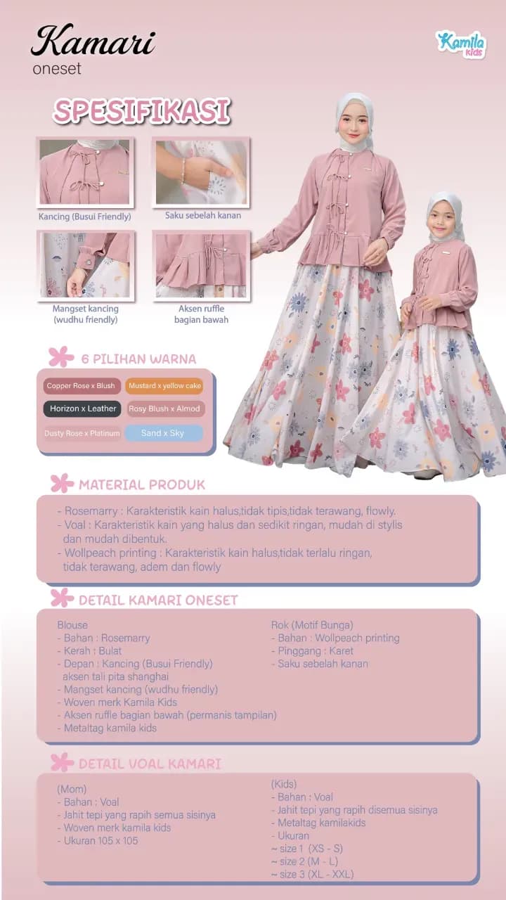 KAMARI ONESET MOM & KIDS BATCH 3