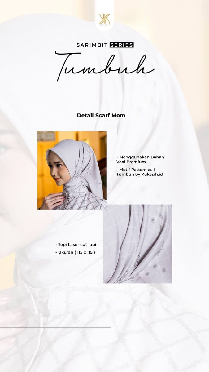 Gamis Dewasa Sarimbit Tumbuh By Kukasih