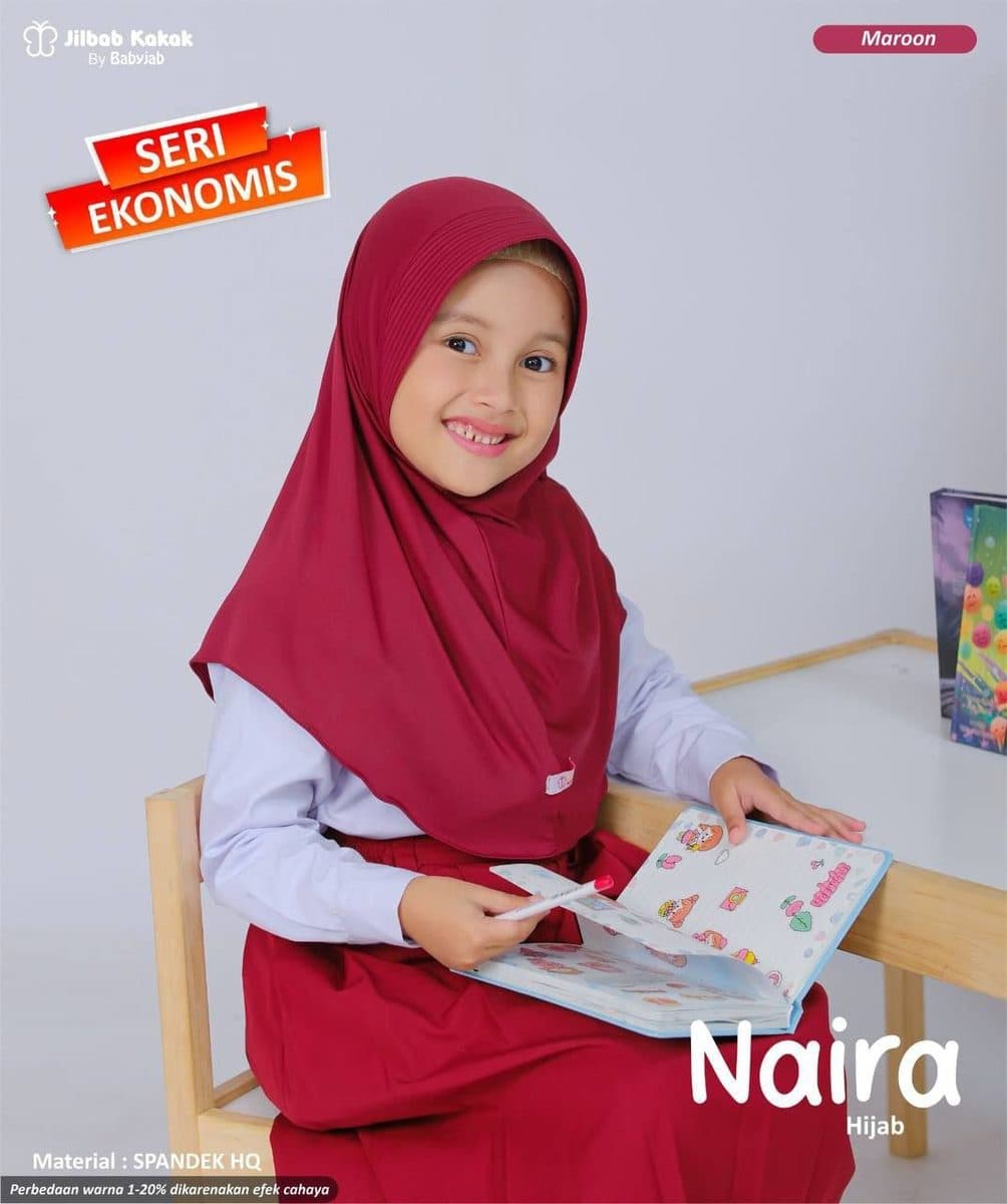 Jilbab Anak Hijab Naira By Jilbab Kakak