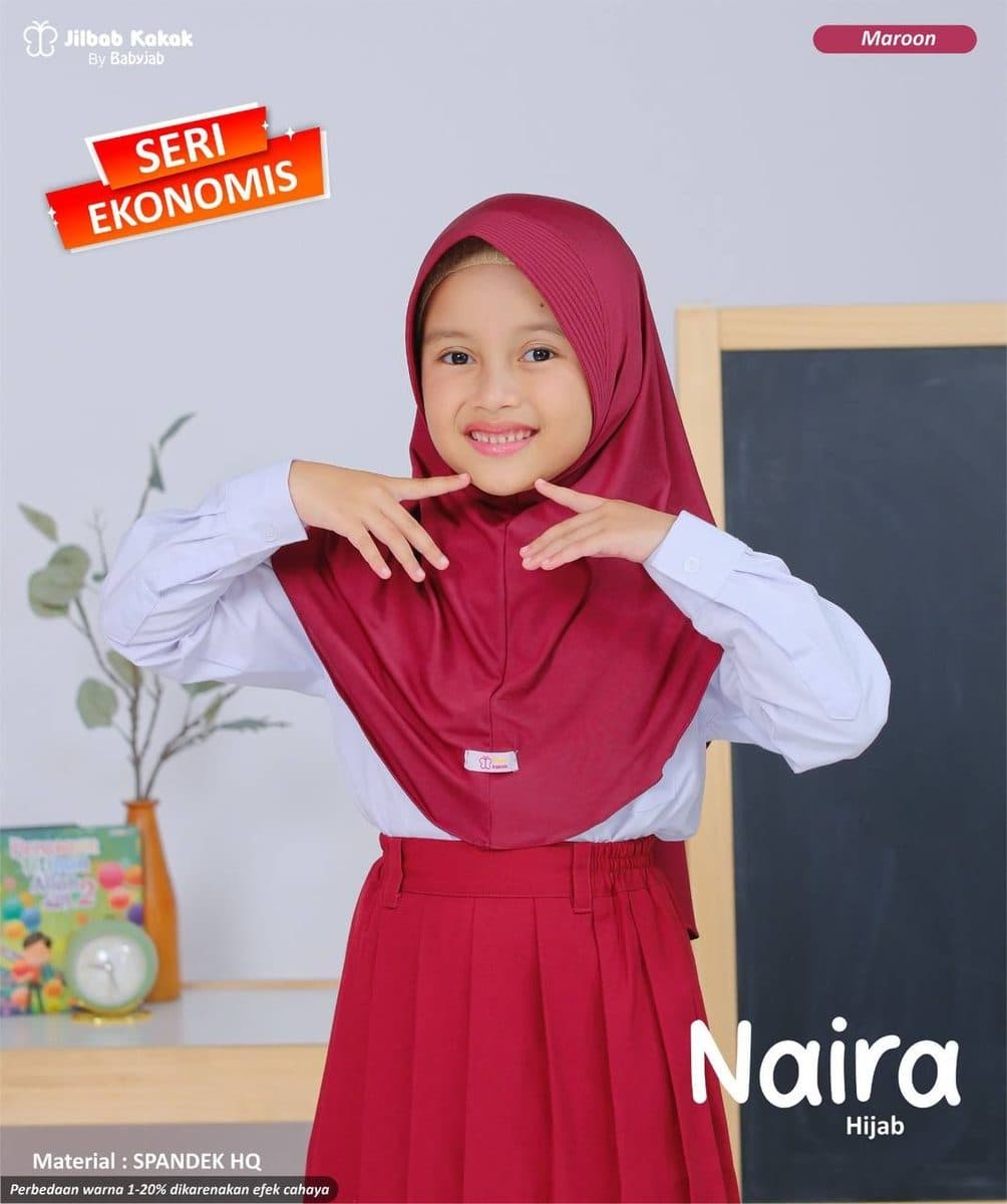Jilbab Anak Hijab Naira By Jilbab Kakak