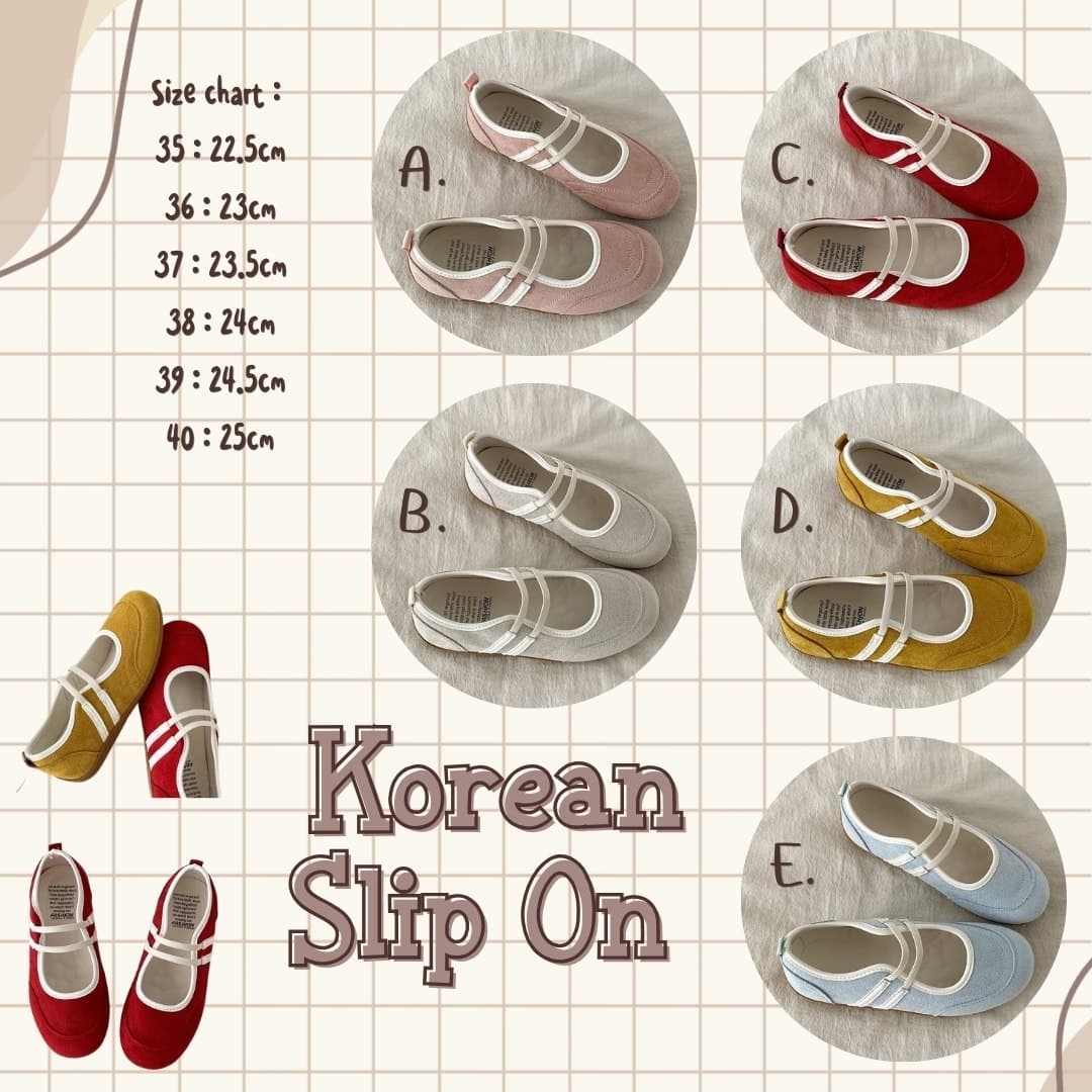 Korean Slip On by Import BBK